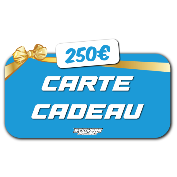 Stickers project gift card