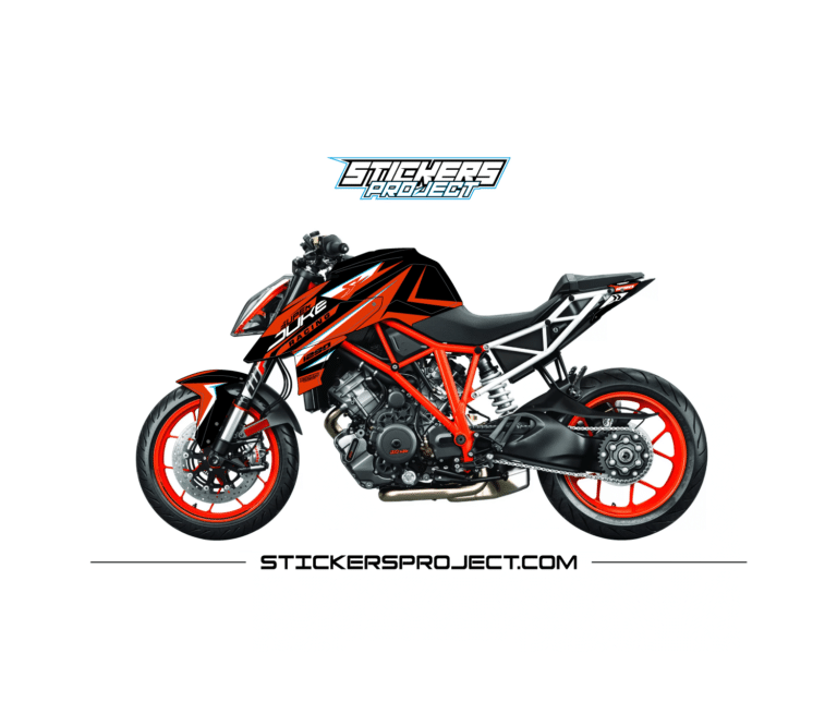 Graphic kit KTM SuperDuke 1290 (2017-2019) - Black and Orange