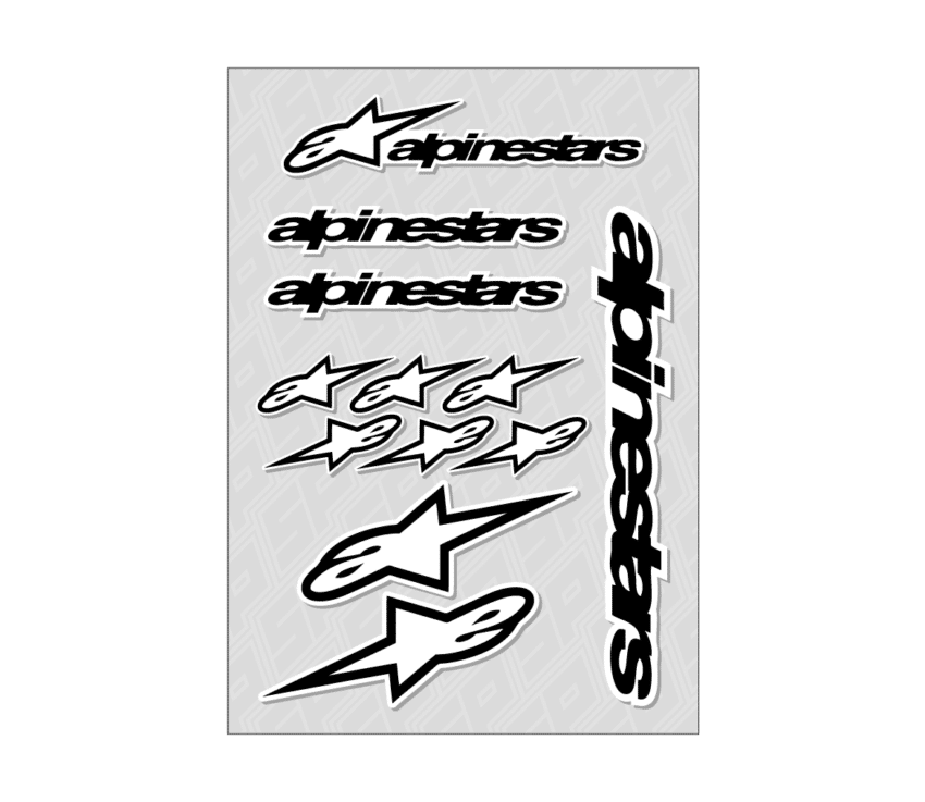 Order ALPINESTARS A4 stickers board - Premium Quality