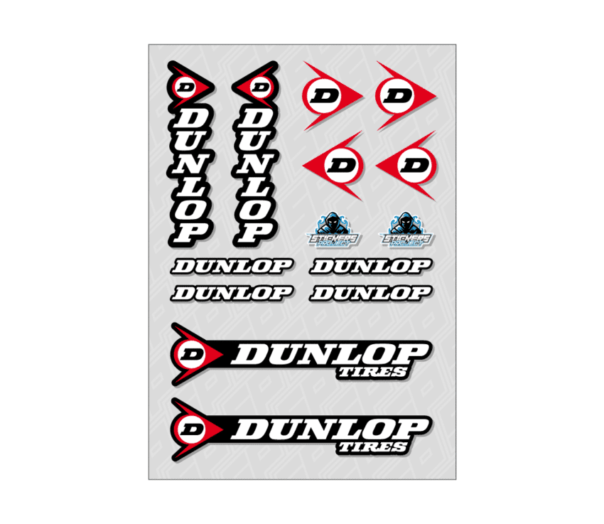 Commandez Planche Stickers DUNLOP - Stickers Project