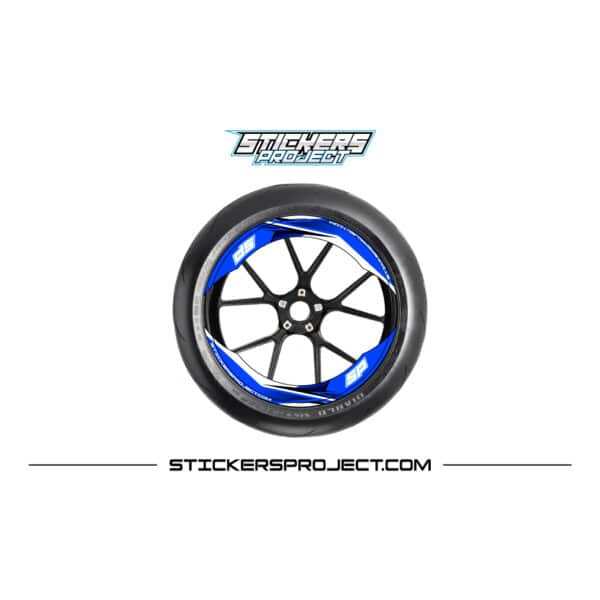 Kit graphic motorcycle rim