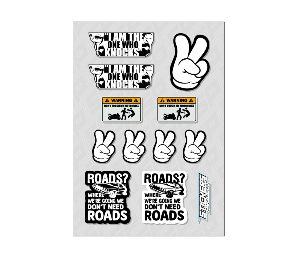 motorcycle sticker