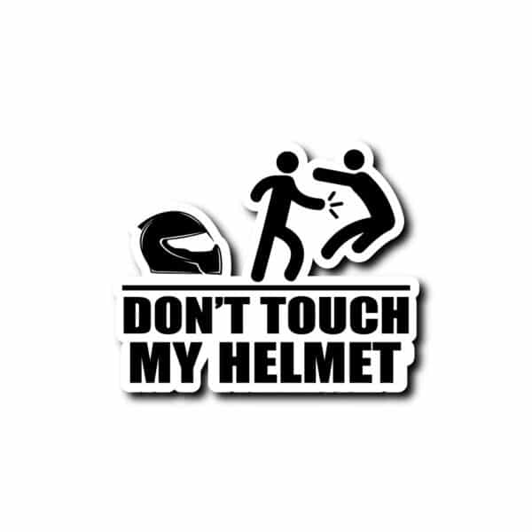 stickers dont touch my helmet
