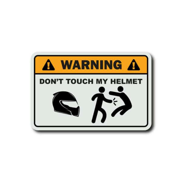 stickers dont touch my helmet