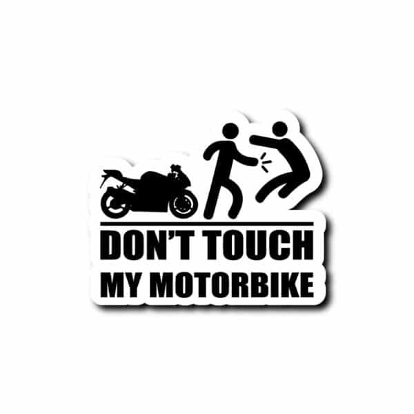 stickers dont touch my bike