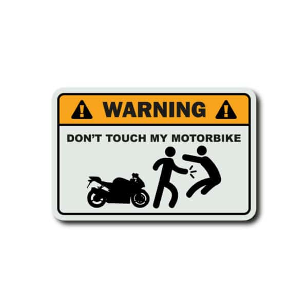 stickers dont touch my bike