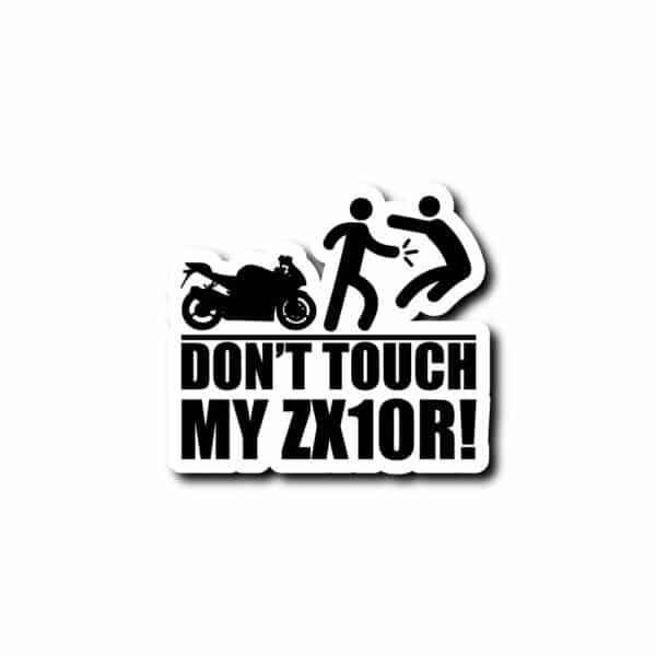 stickers dont touch my zx10r