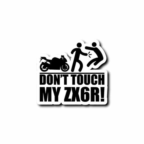 stickers dont touch my zx6r