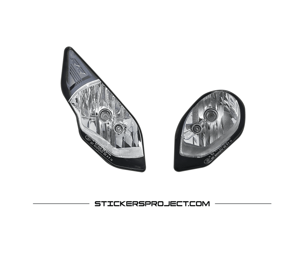 motorcycle headlight stickers