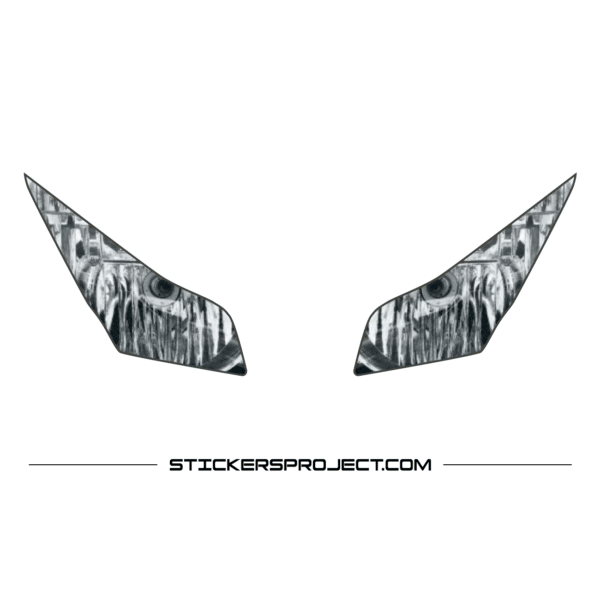 stickers phare moto