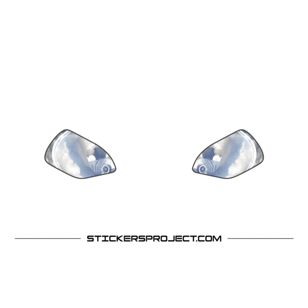 stickers phare moto