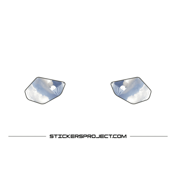 stickers phare moto