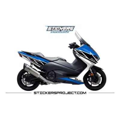 Labelbike - 3D Sticker Fender Scooter Compatible With YAMAHA TMAX