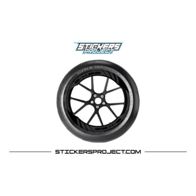 Kit graphic GSXS rim – Grey anthracite, Glossy