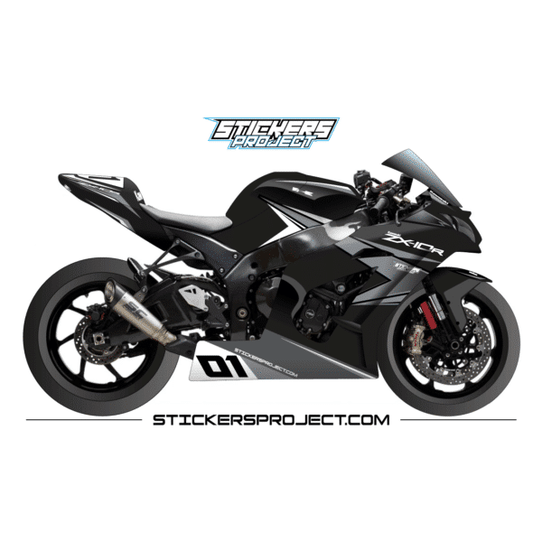 Graphic kit ZX10R (2011-2015) - black & grey