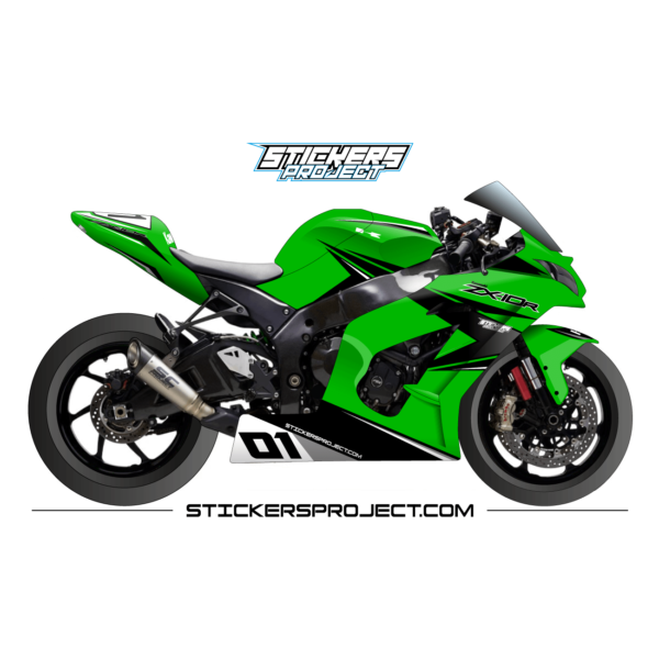Graphic kit ZX10R (2011-2015) - green