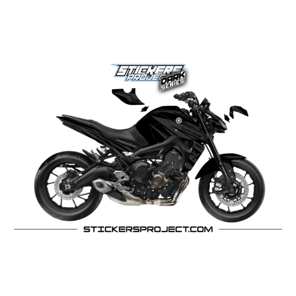 DARK series - Graphic kit MT09 (2017-2020) - matte black
