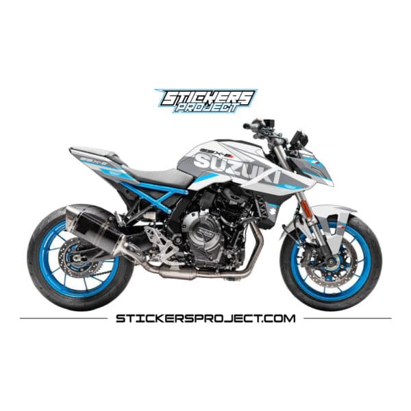 Kit déco GSX-8S (2023) - blanc et gris