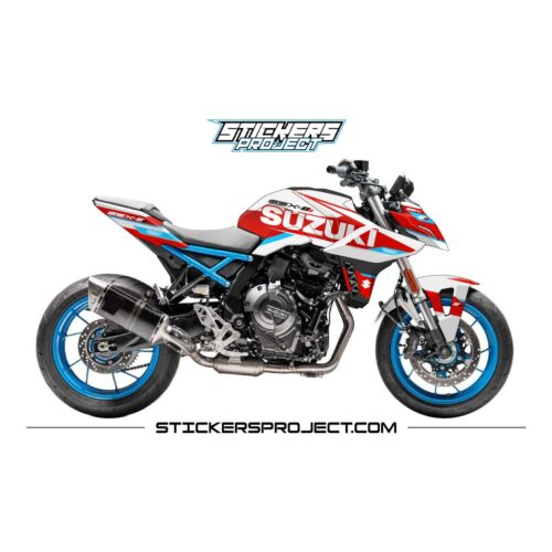 Accueil Kit déco GSX-8S (2023) - blanc et rouge