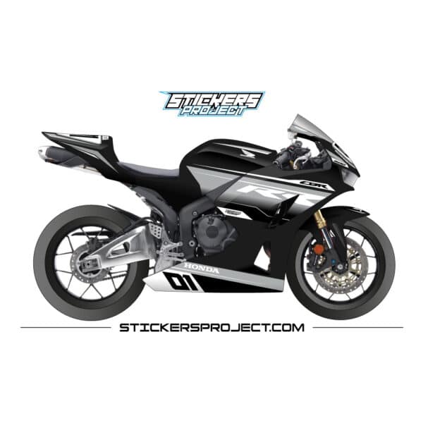 Kit graphic CBR 600 (2013-2019) - black & grey