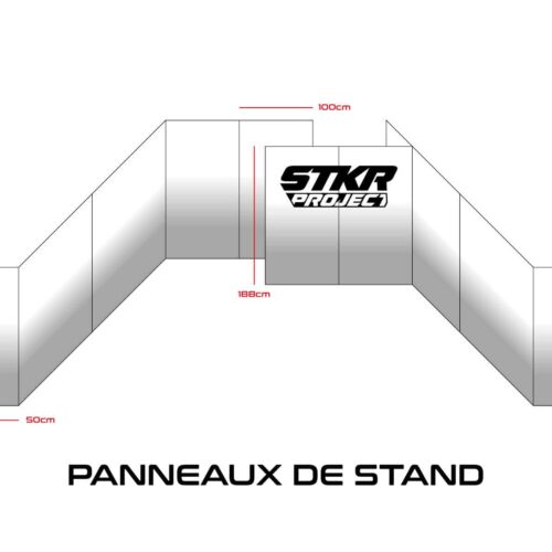 Panneaux De Stand pour habillage de box circuit