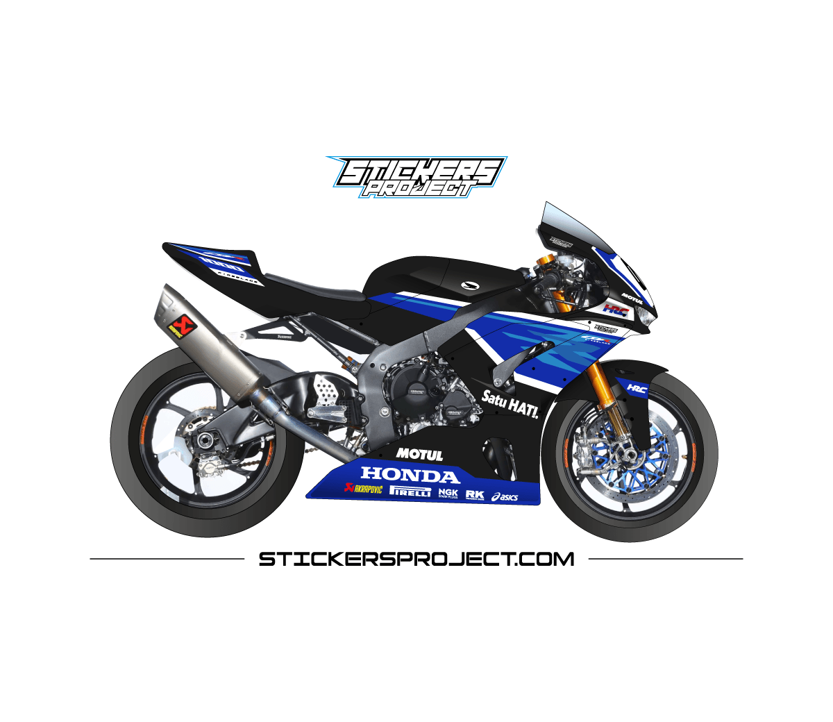 Kit graphic CBR 1000 RR WSBK - replica (2020-2023) kit deco CBR1000RR