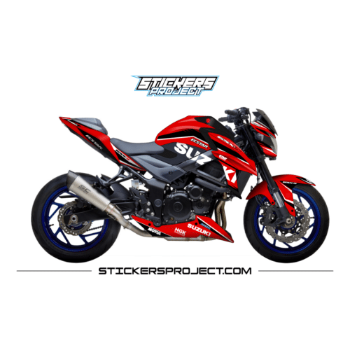 Kit Deco GSXS 750 Ecstar rouge