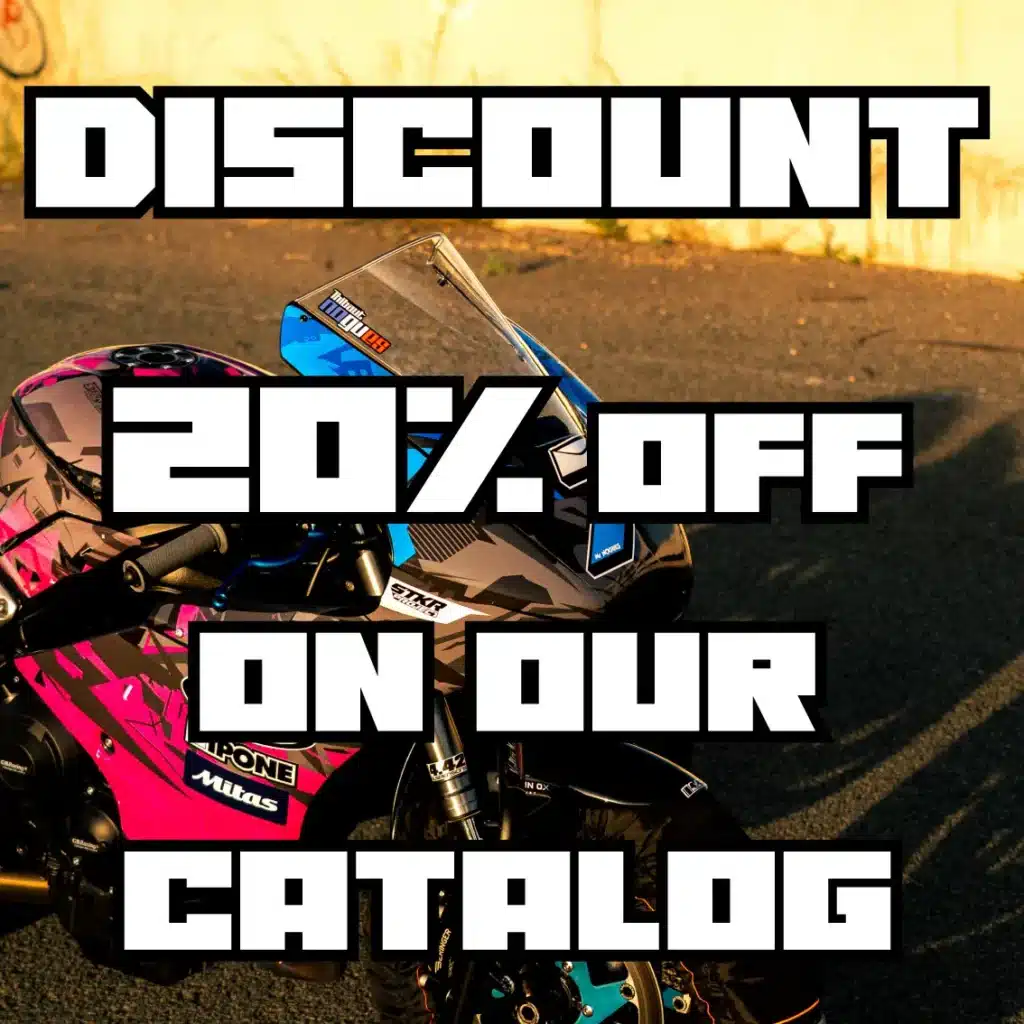 Discount 20% off on our catalog