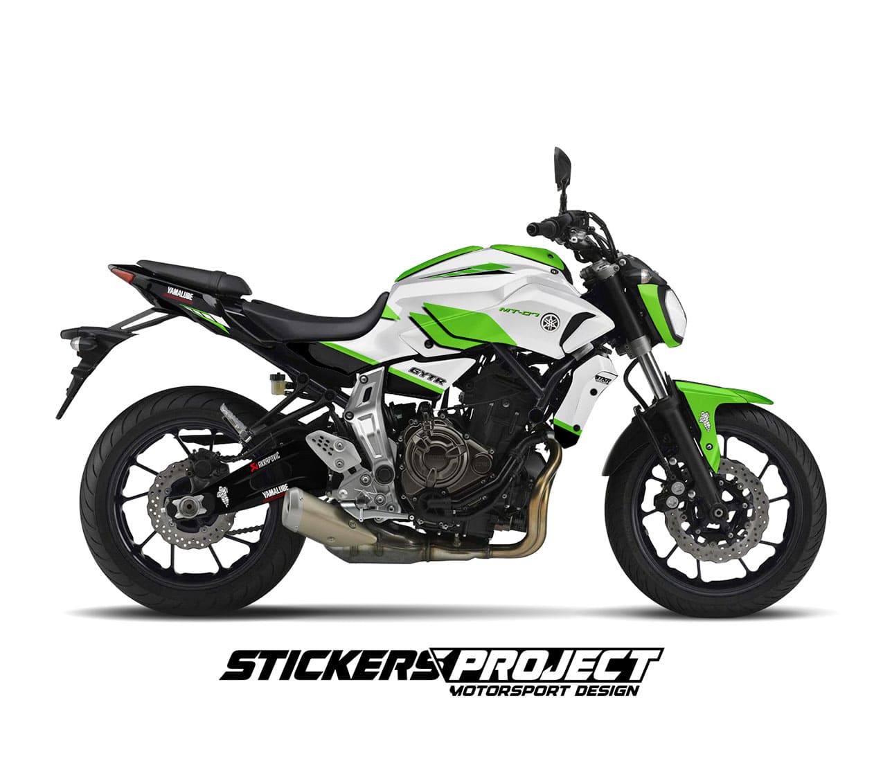 Kit déco MT-07 vert (2014-2017) Kit Deco MT07