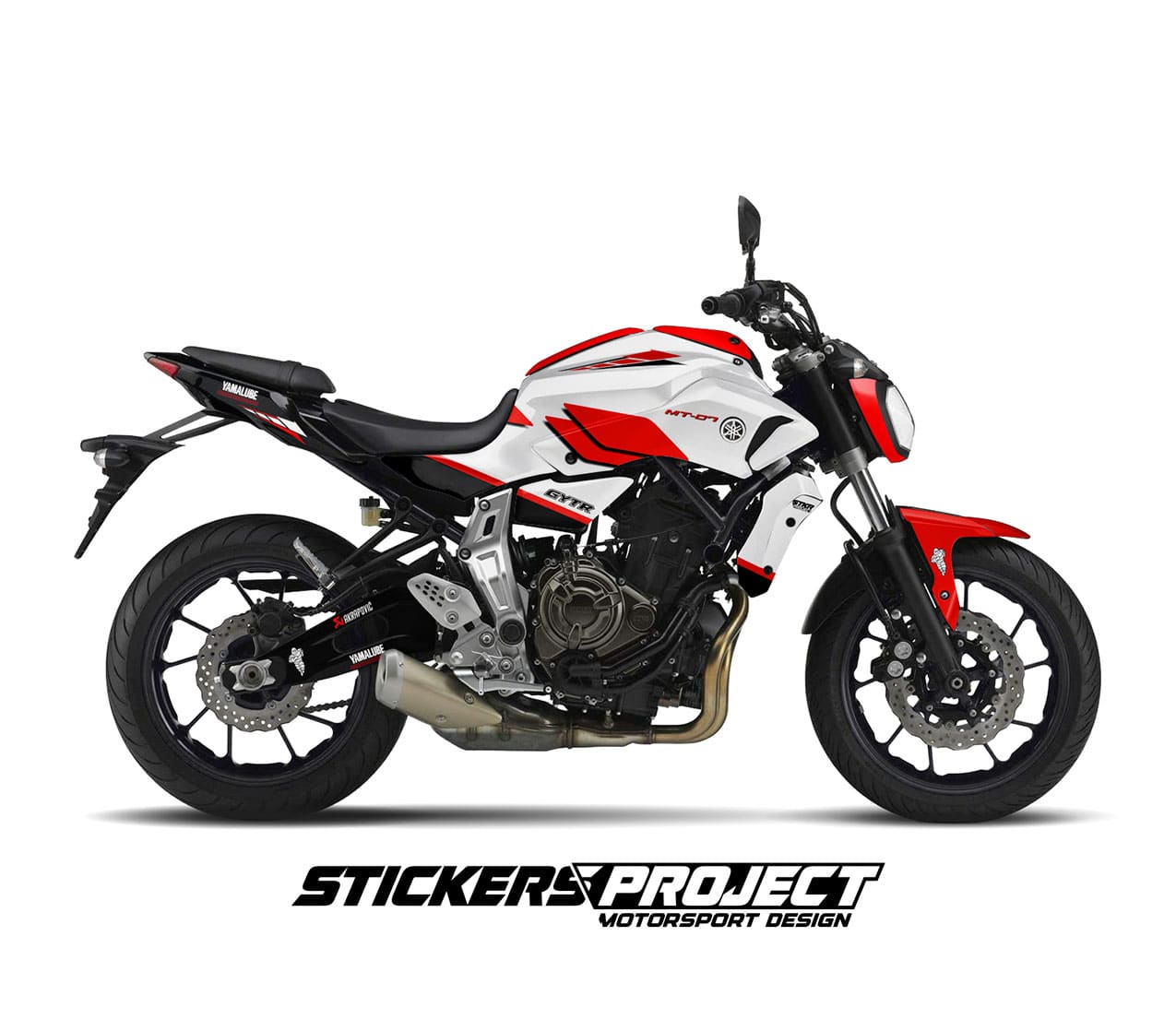 Kit déco MT-07 rouge (2014-2017) Kit Deco MT07